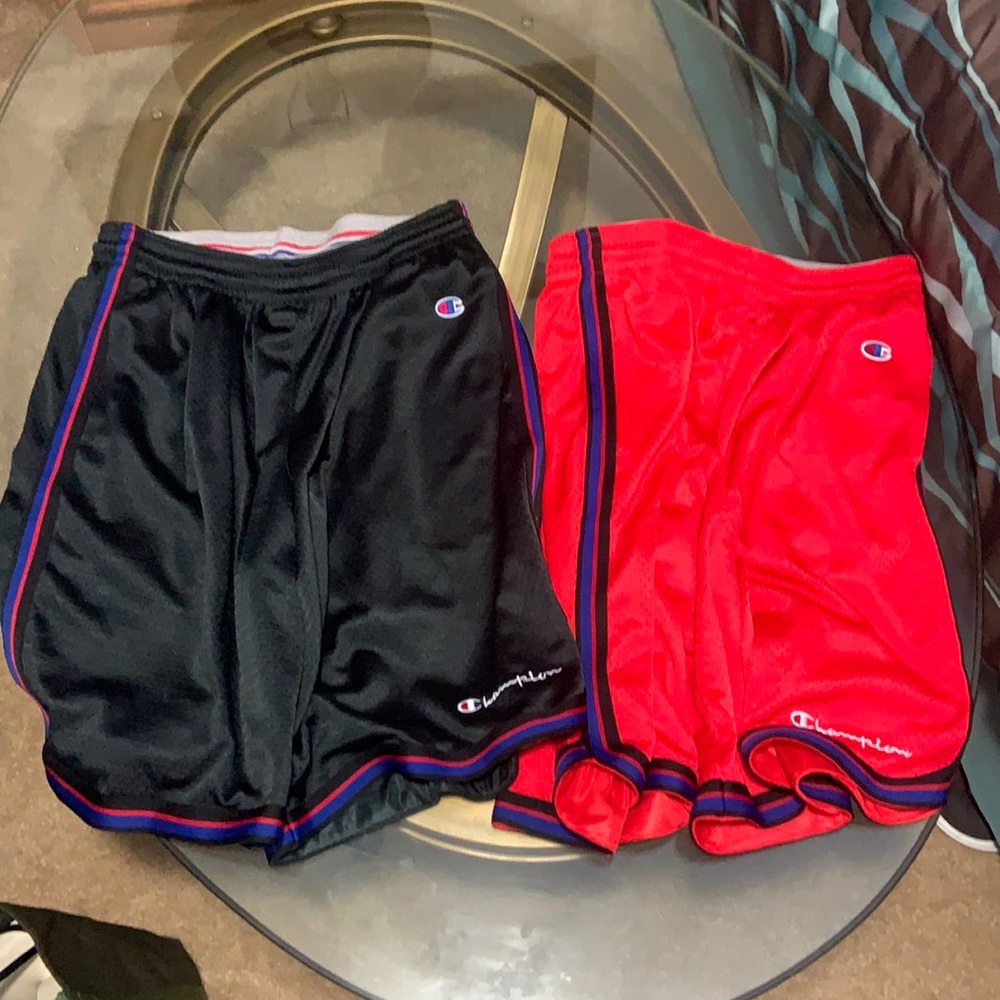 Champion athletic gym shorts, medium